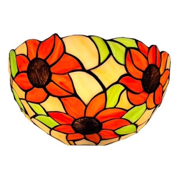 Brilagi - Tiffany vitražna zidna svjetiljka SUNFLOWER 1xE14/40W/230V