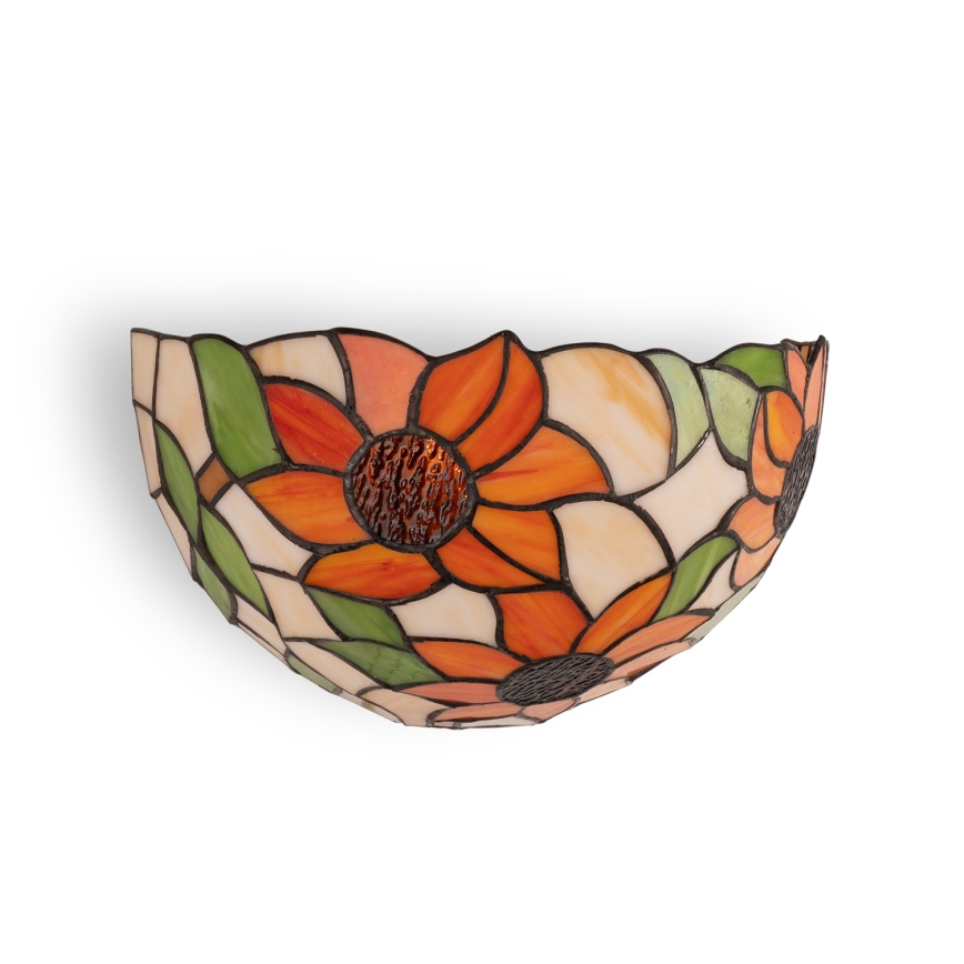 Brilagi - Tiffany vitražna zidna svjetiljka SUNFLOWER 1xE14/40W/230V