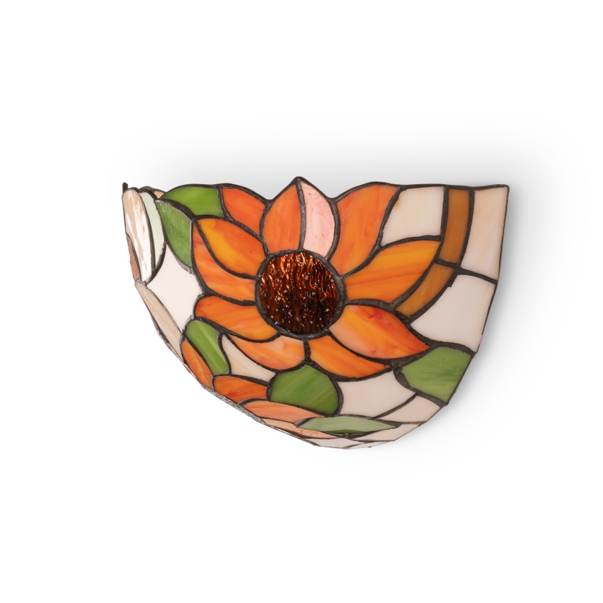 Brilagi - Tiffany vitražna zidna svjetiljka SUNFLOWER 1xE14/40W/230V