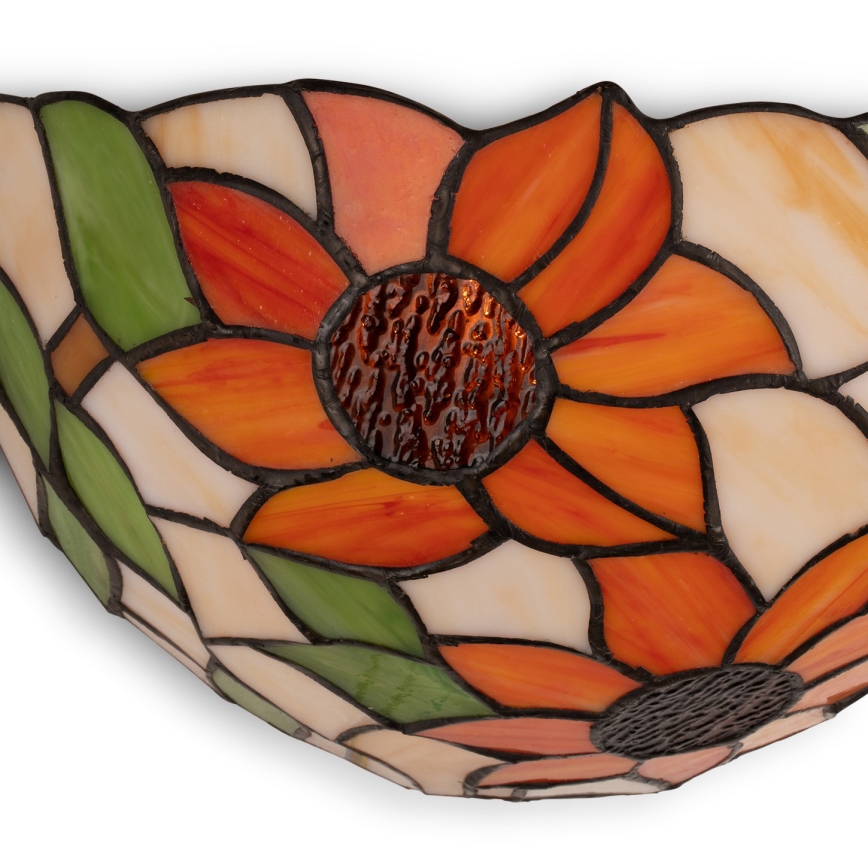 Brilagi - Tiffany vitražna zidna svjetiljka SUNFLOWER 1xE14/40W/230V