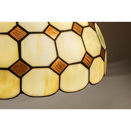 Brilagi - Tiffany vitražni luster na lancu DORAN 2xE27/60W/230V