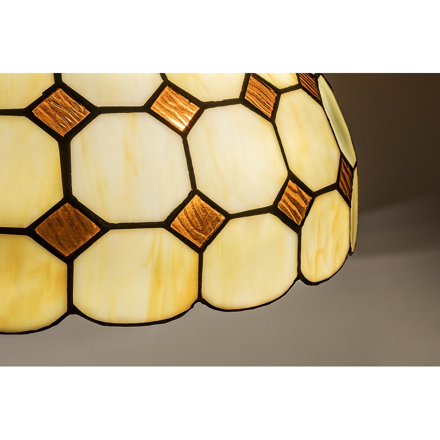 Brilagi - Tiffany vitražni luster na lancu DORAN 2xE27/60W/230V