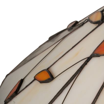 Brilagi - Tiffany vitražni luster na lancu FOLIA 1xE27/60W/230V Ø 40 cm