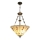 Brilagi - Tiffany vitražni luster na lancu FOLIA 3xE27/60W/230V promjer 50 cm