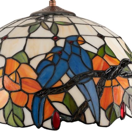 Brilagi - Tiffany vitražni luster na lancu JUNGLE 1xE27/60W/230V Ø 40 cm