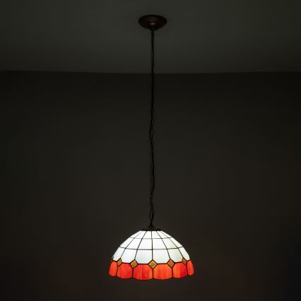 BRILAGI - Tiffany vitražni luster na lancu SIENNA 1xE27/60W/230V Ø 40 cm