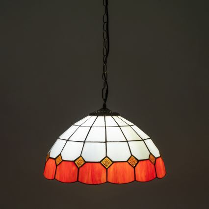 BRILAGI - Tiffany vitražni luster na lancu SIENNA 1xE27/60W/230V Ø 40 cm