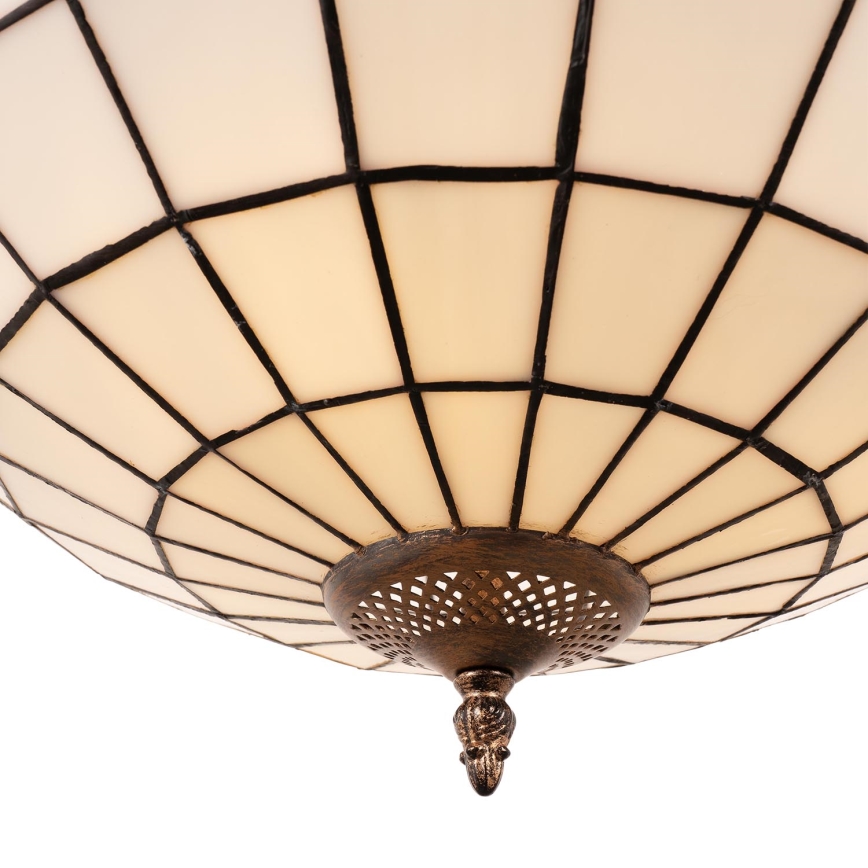 Brilagi - Tiffany vitražni luster na lancu SIENNA 3xE27/60W/230V, promjer 50 cm