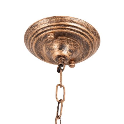 Brilagi - Tiffany vitražni luster na lancu SIENNA 3xE27/60W/230V, promjer 50 cm