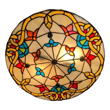 Brilagi - Tiffany vitražno stropno svjetlo MIRABELLA 3xE27/60W/230V Ø 40 cm