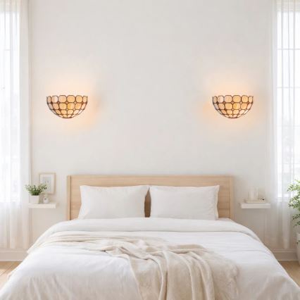 Brilagi - Tiffany vitražno zidno svjetlo DORAN 1xE14/40W/230V