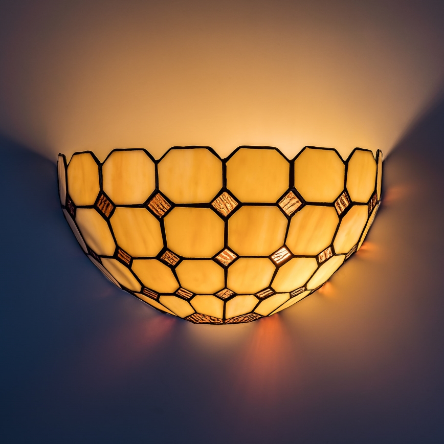 Brilagi - Tiffany vitražno zidno svjetlo DORAN 1xE14/40W/230V