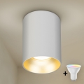Brilagi - TRINE LED RGBW prigušivo spot svjetlo 1xGU10/4,8W/230V 3000K bijelo/zlatno + daljinski upravljač