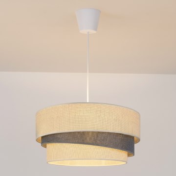 Brilagi - TRIO ovjesni luster na kabelu 1xE27/60W/230V, promjer 40 cm, krem/siva