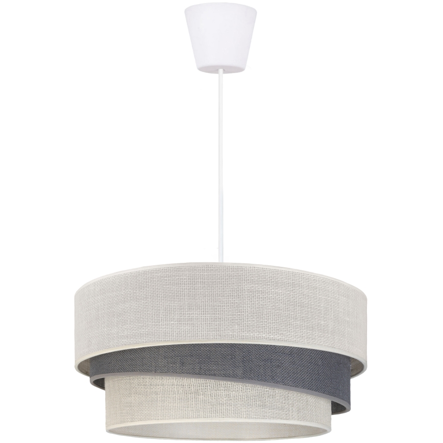Brilagi - TRIO ovjesni luster na kabelu 1xE27/60W/230V, promjer 40 cm, krem/siva