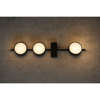 Brilagi - LED RGB+CCT Prigušivo točkasto svjetlo MONO 3xGX53/14W/230V 2700-6500K Wi-Fi Tuya crna