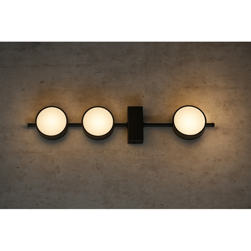 Brilagi - LED RGB+CCT Prigušivo točkasto svjetlo MONO 3xGX53/14W/230V 2700-6500K Wi-Fi Tuya crna