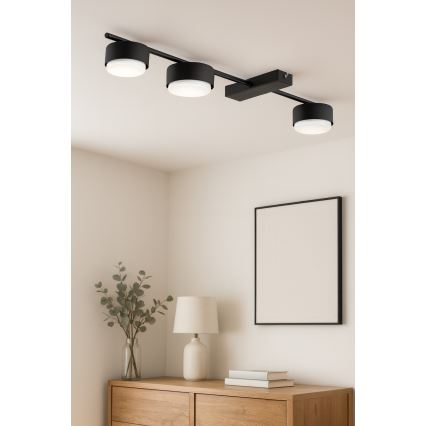 Brilagi - LED RGB+CCT Prigušivo točkasto svjetlo MONO 3xGX53/14W/230V 2700-6500K Wi-Fi Tuya crna
