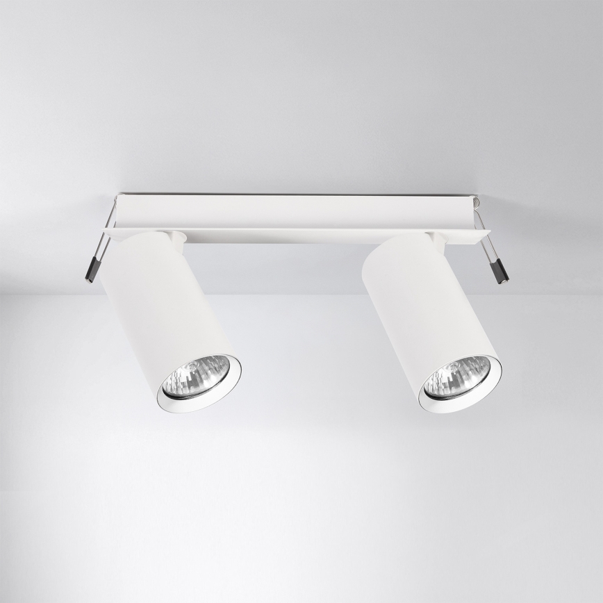 Brilagi - Ugradna stropna svjetiljka SELE 2xGU10/30W/230V bijela