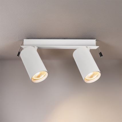 Brilagi - Ugradna stropna svjetiljka SELE 2xGU10/30W/230V bijela