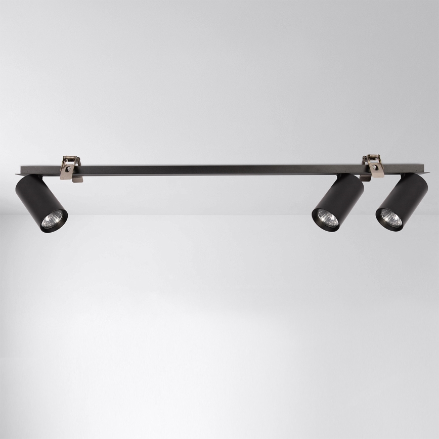 Brilagi - Ugradna svjetiljka SELE 3xGU10/30W/230V crna
