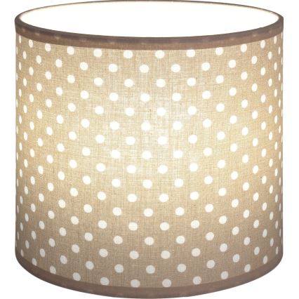 BRILAGI - Univerzalni abažur BOBO E27, promjer 15 cm, bež s točkicama