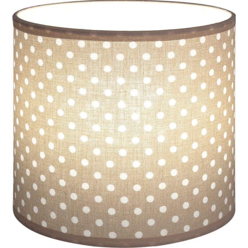 BRILAGI - Univerzalni abažur BOBO E27, promjer 15 cm, bež s točkicama