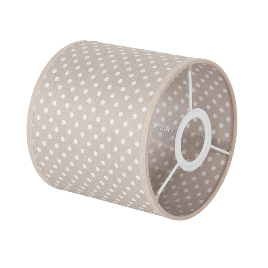 BRILAGI - Univerzalni abažur BOBO E27, promjer 15 cm, bež s točkicama