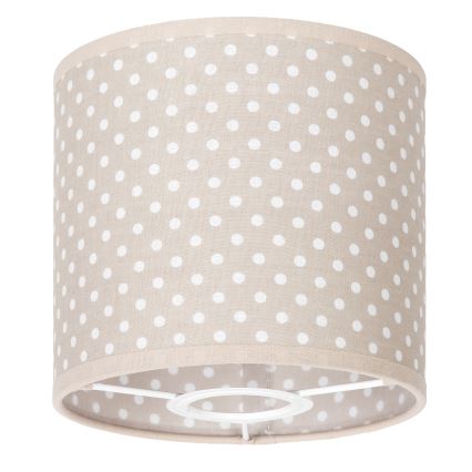 BRILAGI - Univerzalni abažur BOBO E27, promjer 15 cm, bež s točkicama