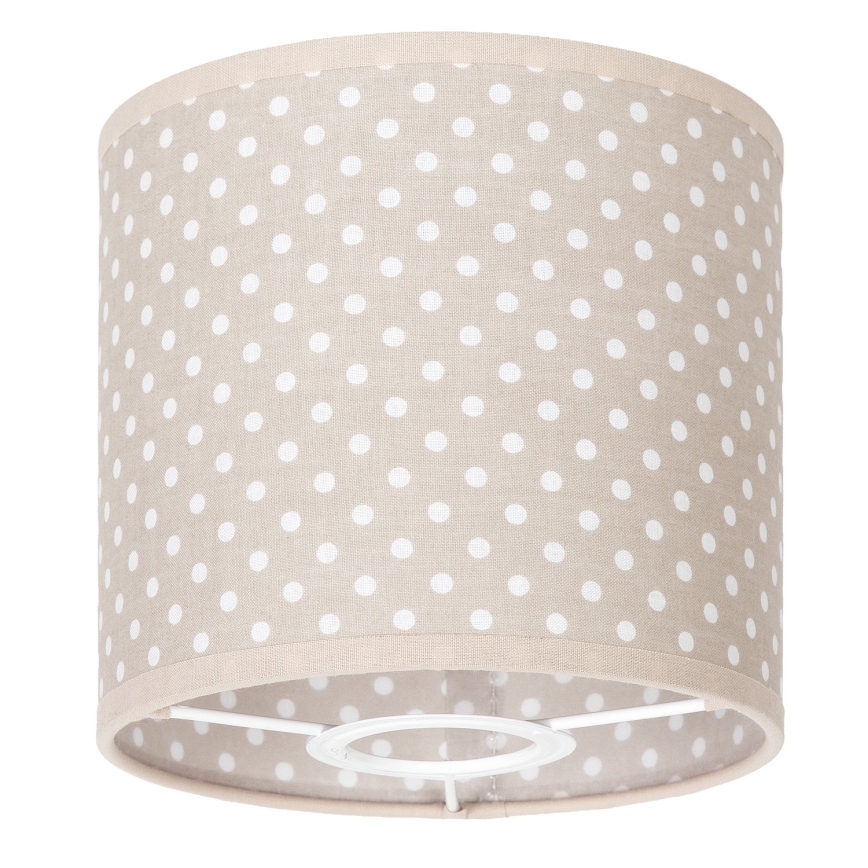 BRILAGI - Univerzalni abažur BOBO E27, promjer 15 cm, bež s točkicama