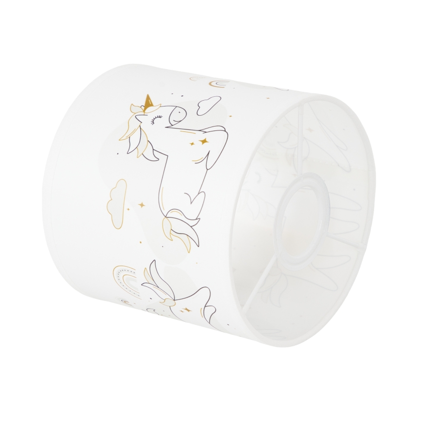 BRILAGI - Univerzalni abažur BOBO E27, promjer 15 cm, bijela/s motivom jednoroga