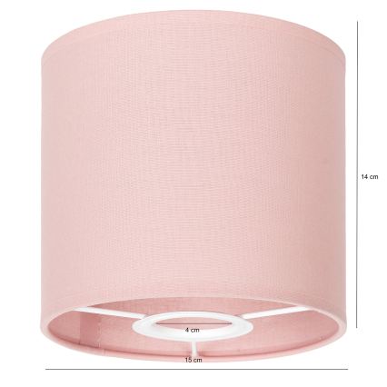 BRILAGI - Univerzalni abažur BOBO E27, promjer 15 cm, ružičaste boje