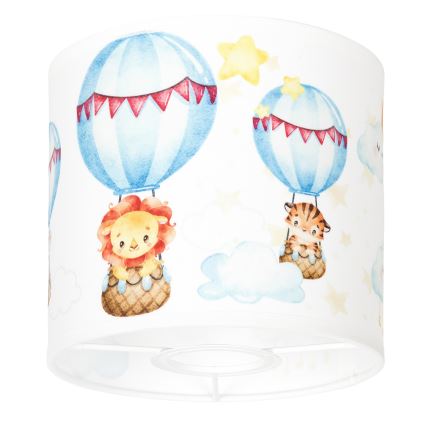 BRILAGI - Univerzalni abažur BOBO E27 Ø 15 cm bijela/životinjice