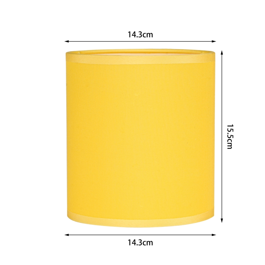 Brilagi - Univerzalni abažur NUBILA E27 15,5x14 cm žuti