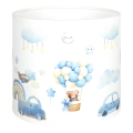 Brilagi - Univerzalno sjenilo BOBO E27 prom. 15 cm bijela/plava/medvjedići