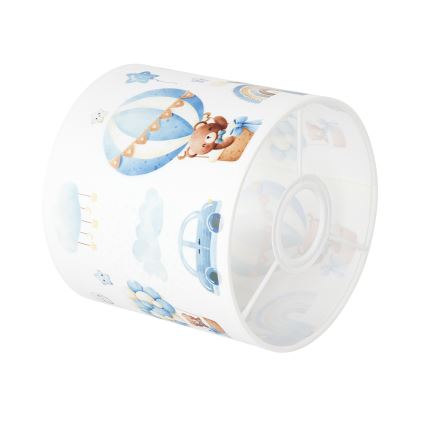 BRILAGI - Univerzalno sjenilo BOBO E27 prom. 15 cm bijela/plava/medvjedići