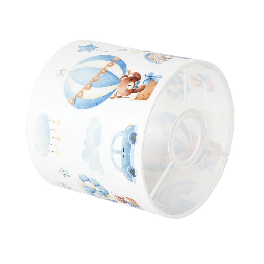 BRILAGI - Univerzalno sjenilo BOBO E27 prom. 15 cm bijela/plava/medvjedići