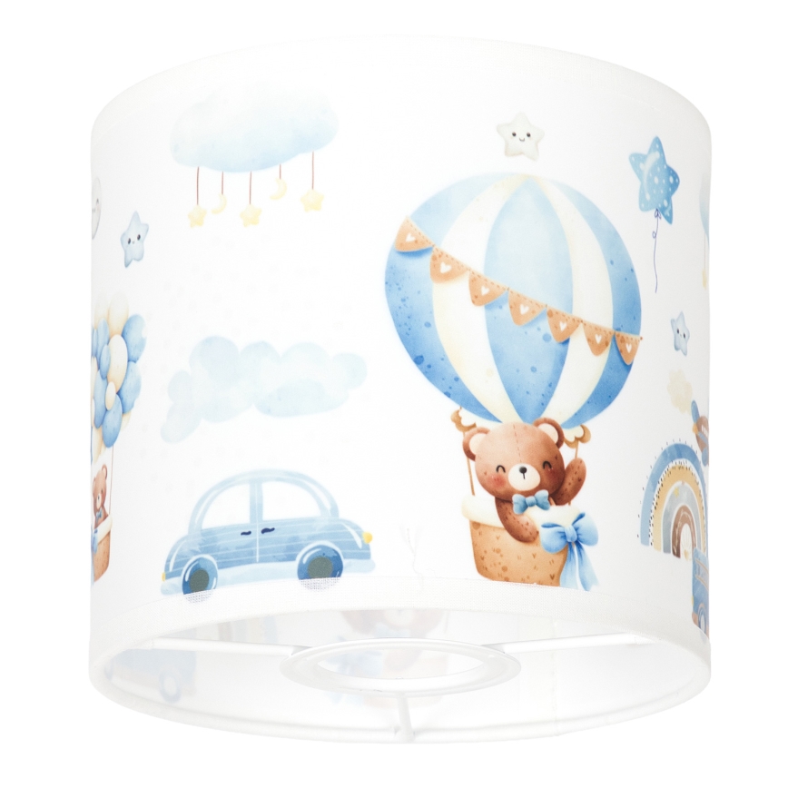 BRILAGI - Univerzalno sjenilo BOBO E27 prom. 15 cm bijela/plava/medvjedići