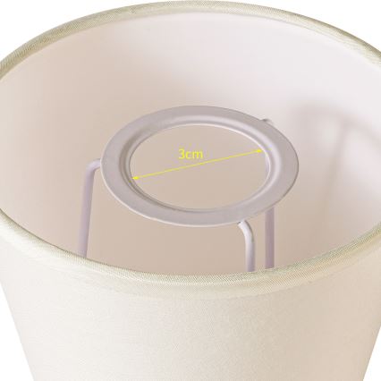 Brilagi - Univerzalno sjenilo NUBILA E27 13x9 cm krem