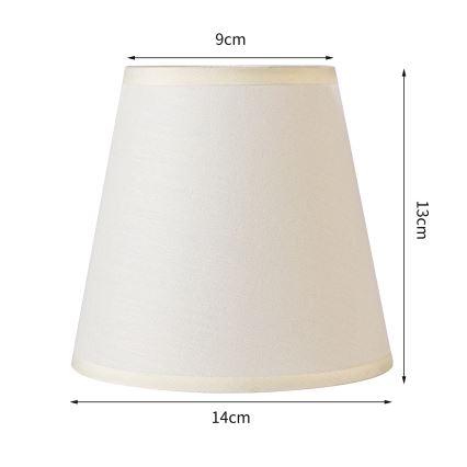 Brilagi - Univerzalno sjenilo NUBILA E27 13x9 cm krem