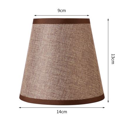 Brilagi - Univerzalno sjenilo NUBILA E27 13x9 cm smeđa