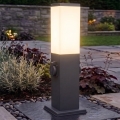 Brilagi - Vanjska lampa NOVA s 2 SCHUKO utičnicama 1xE27/15W/230V 40 cm IP44 antracit