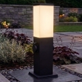 Brilagi - Vanjska lampa NOVA s 2 SCHUKO utičnicama 1xE27/15W/230V 40 cm IP44 crna