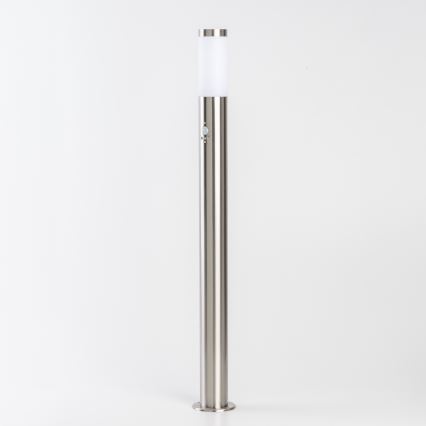 BRILAGI - Vanjska svjetiljka s detektorom pokreta ELIA 1xE27/20W/230V IP44 100 cm matirani krom