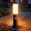 Brilagi - Vanjska lampa s senzorom NOVA 1xE27/15W/230V 40 cm IP44 antracit