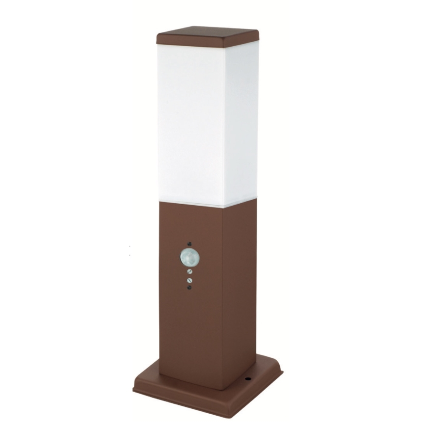 Brilagi - Vanjska lampa s senzorom NOVA 1xE27/15W/230V 40 cm IP44 smeđa