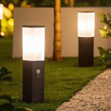 Brilagi - Vanjska lampa sa senzorom NOVA 1x E27/15W/230V, 40 cm, IP44, crna