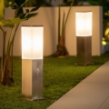 Brilagi - Vanjska lampa sa senzorom NOVA 1xE27/15W/230V 40 cm IP44 matirani krom
