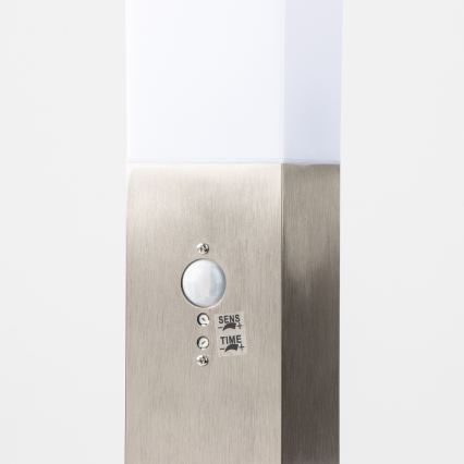 Brilagi - Vanjska lampa sa senzorom NOVA 1xE27/15W/230V 40 cm IP44 matirani krom