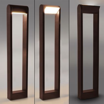 Brilagi - vanjska LED svjetiljka CROTONE LED/7W/230V, smeđa, IP54, 80 cm